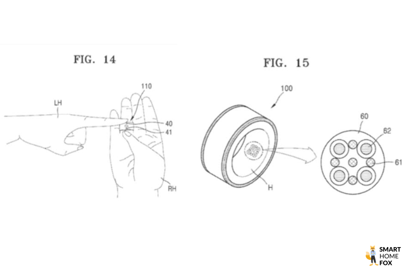 Patent für den Samsung Galaxy Ring